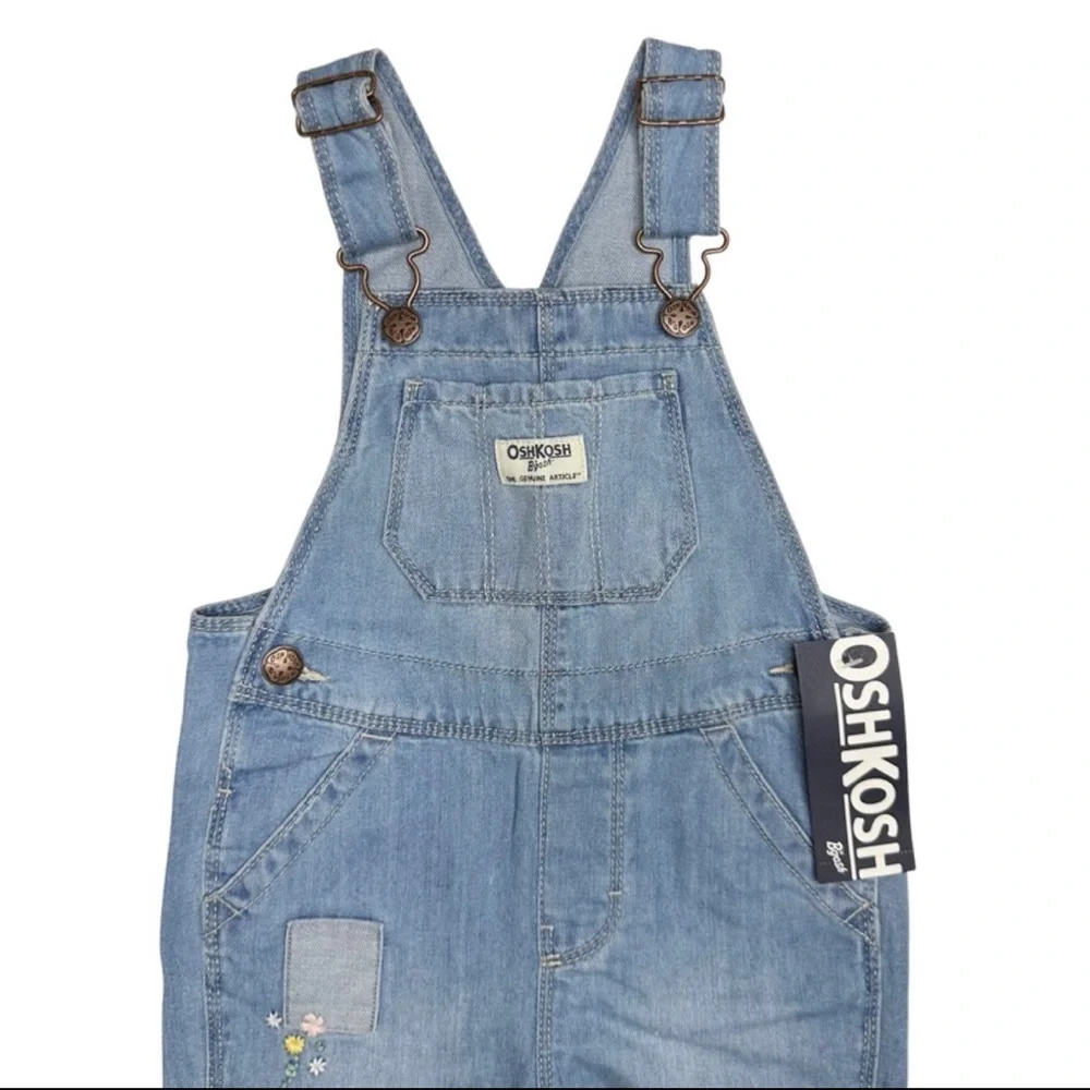 Oshkosh Patchwork Floral Overalls‎
